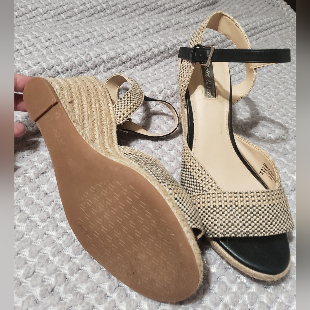 Violet and Red 9W Wedge Sandal